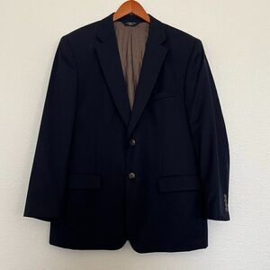 Joseph & Feiss Gold Blazer, Navy , 44 Reg 100% WORESTER WOOL EXECUTIVE Fit